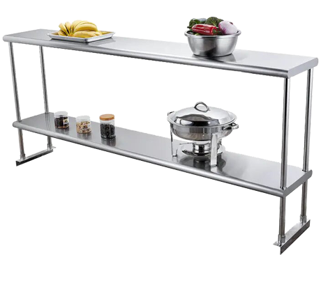 TABLE MOUNTED OVERSHELVES